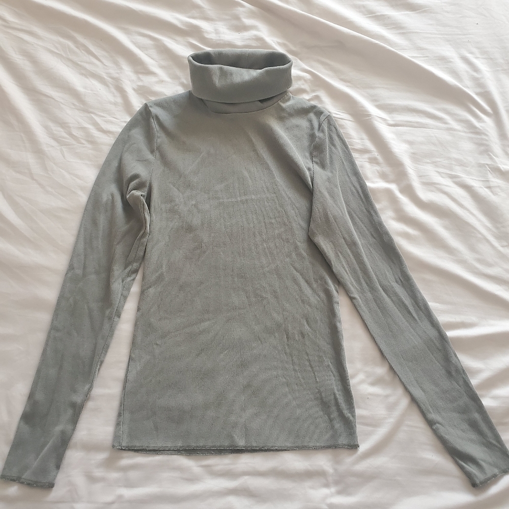 Wild Fable Green Turtleneck